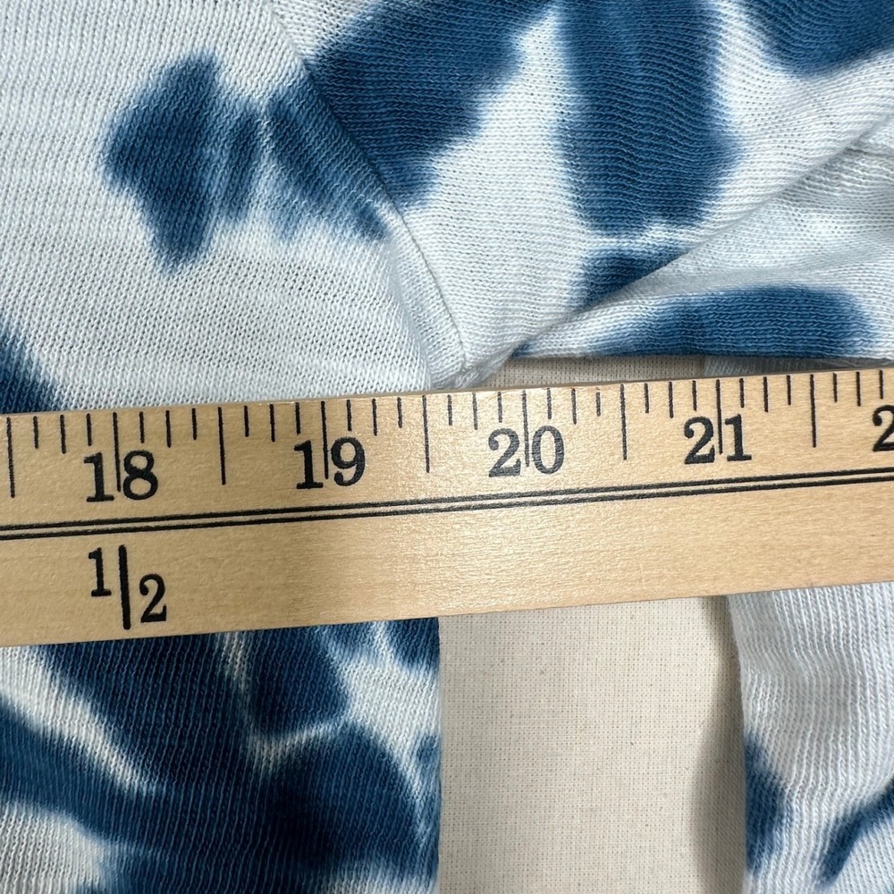 LOFT Floral Pattern Hoodie size Small Blue/White‎ - Picture 5 of 6